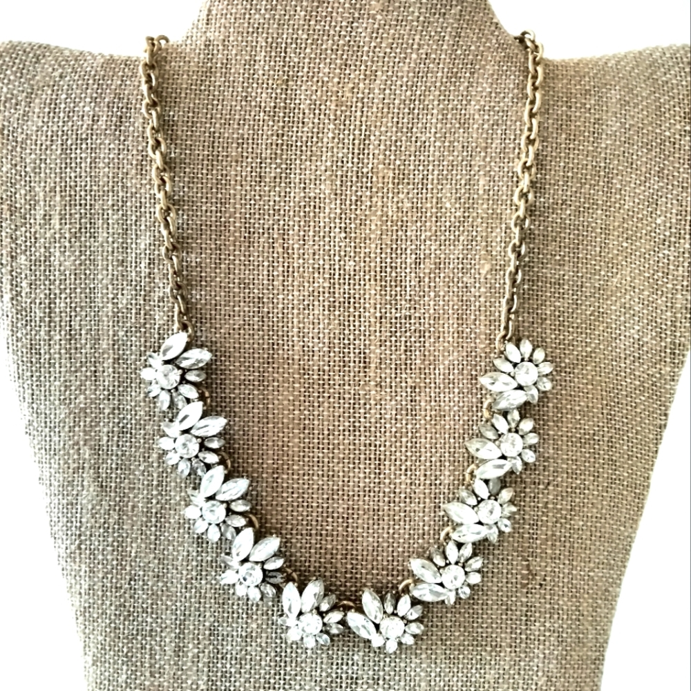 J Crew diamante necklace